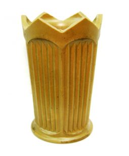 Fenton Fine Rib  Wax Likeness of Unswung Vase from Original Mould