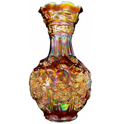 Imperial Loganberry Amber Vase