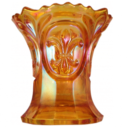 Joseph Inwald Czech Republic Fleur de Lis Large Marigold Vase #8194
