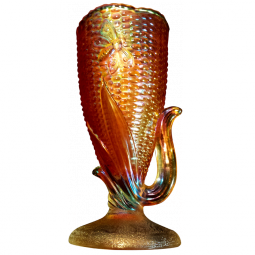 Millersburg Butterfly & Corn Marigold Vase