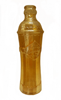 Cuban "Nao Capitana Armada Regalo del Paladar" Marigold Soda Bottle