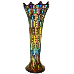 Dugan Big Basketweave Purple Vase