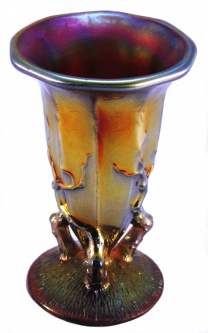Dugan Twigs Amethyst Non-Crimped Round Vase