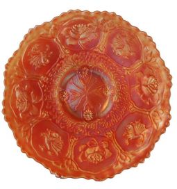 Fenton Dragon & Lotus Marigold Plate ~ Whimsey from Bowl