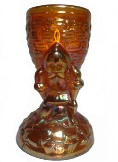 Brazilian Find! Hunchback "Corcunda" Gnome Marigold Toothpick Holder
