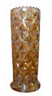 Imperial Diamond Block Marigold Vase