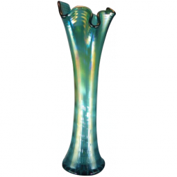 Imperial Ripple Aqua Standard Size Vase