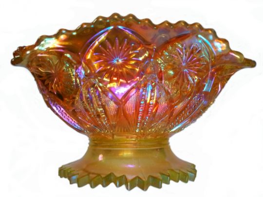 Carnival Glass Millersburg Fleur De high quality Lis Bowl