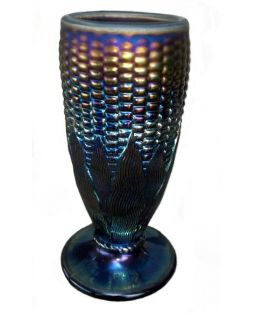 Northwood "Corn Vase" Purple Vase